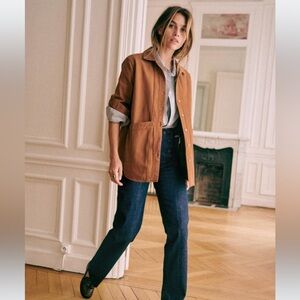 Sezane Will Jacket in Camel Color